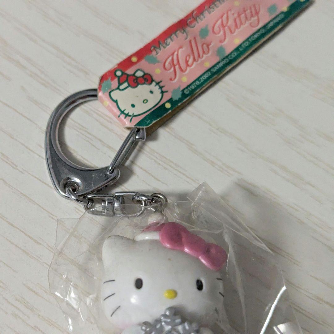 J*_様 ハローキティ クリスマス 雪の結晶 キーリング キーホルダー 平成レト