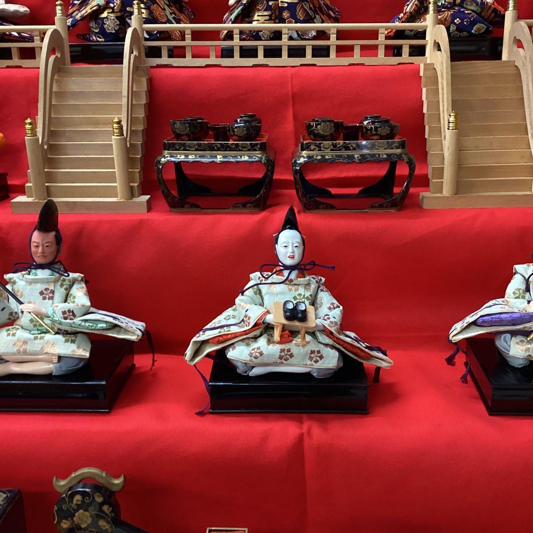 雛人形　七段飾り　雛の恵　中古品　120巾　東玉