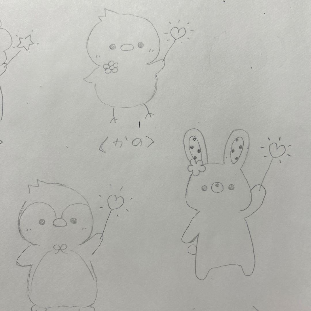 ぷにぷにさま♡木目調オーバルプレート9枚