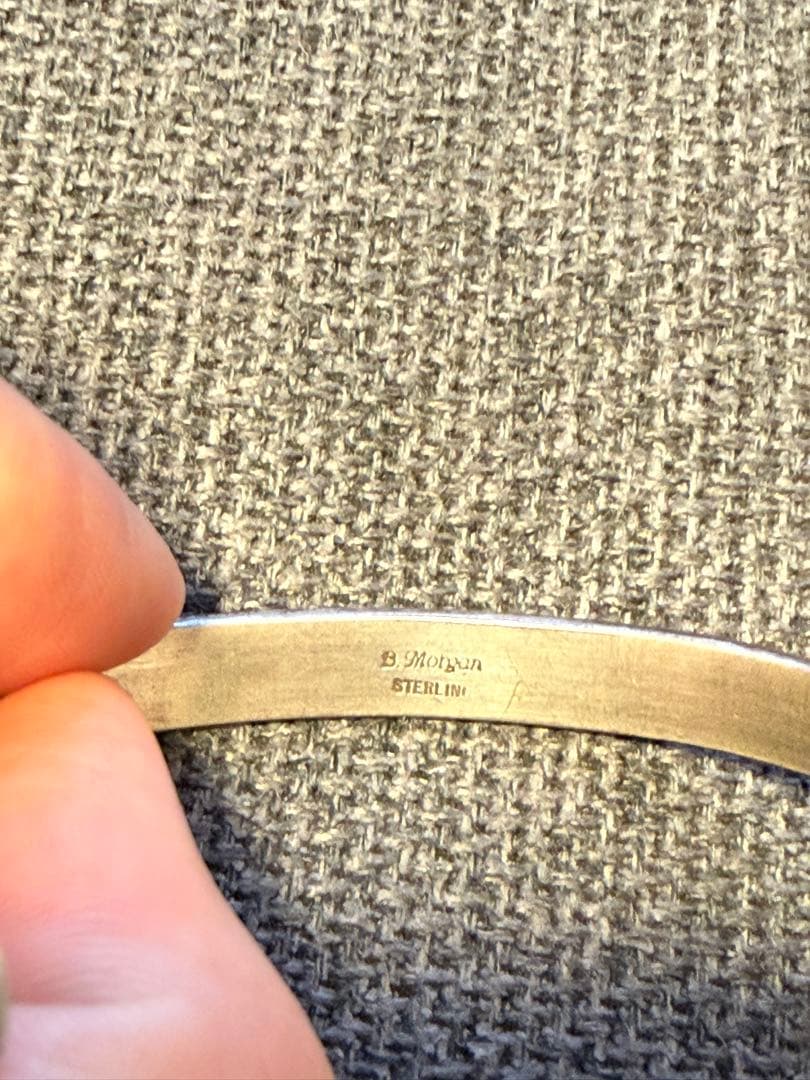 ブルースモーガン　シルバーバングル