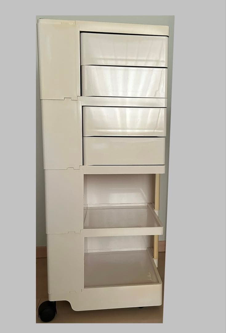 ボビーワゴン 4段4トレイ ホワイト