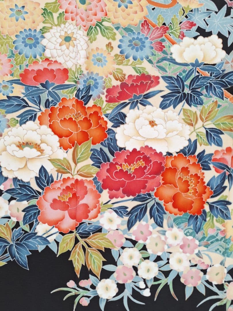 着物リメイクワンピース3635