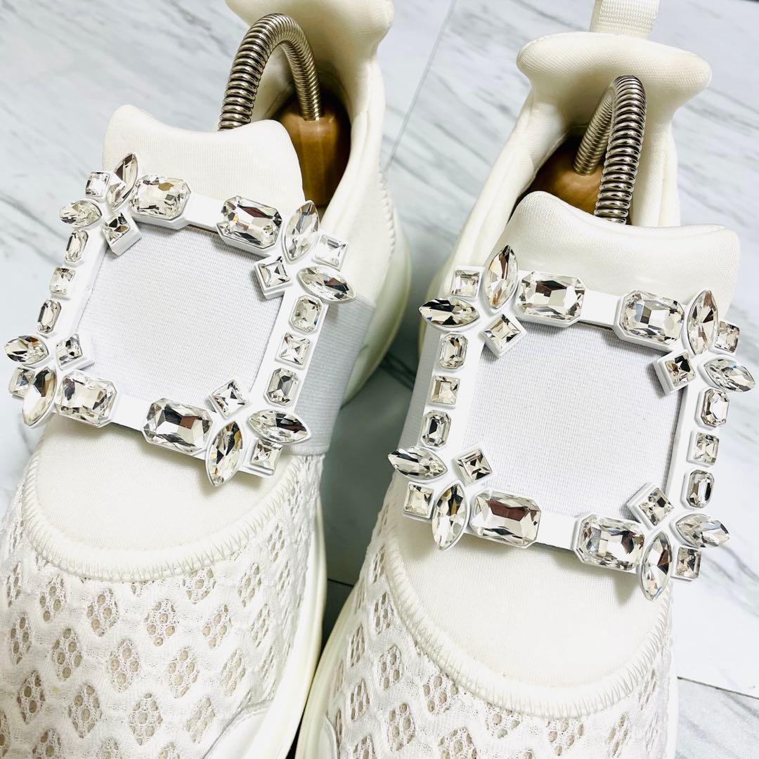 美品⭐️ロジェヴィヴィエ ヴィヴラン ストラスバックル ファブリック 25cm