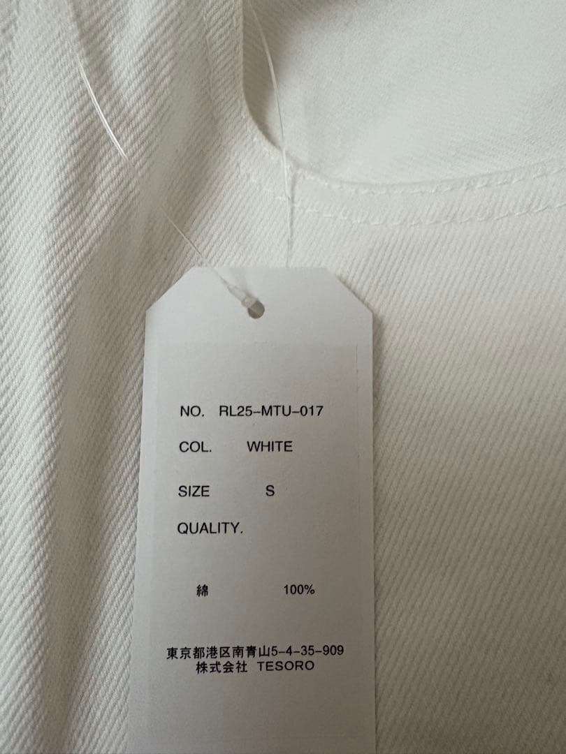 【新品タグ付】regleamリグリームカーブワイドデニムS