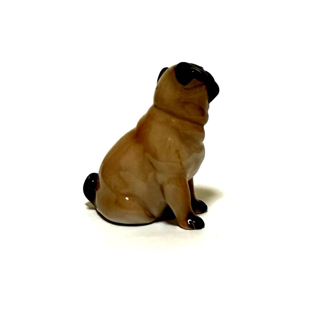 ロイヤルコペンハーゲン デンマーク 陶器製 犬 パグ フィギュリン