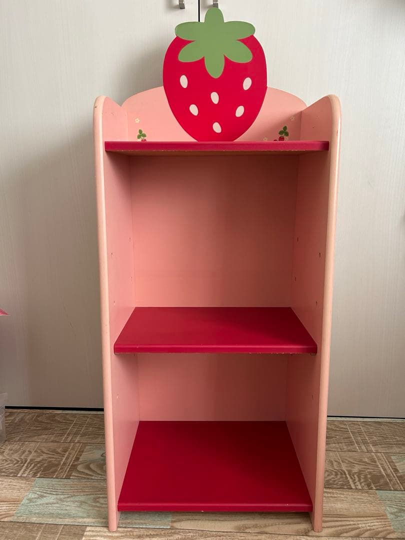 明日発送可！マザーガーデン　いちご　棚　ラック　シェルフ