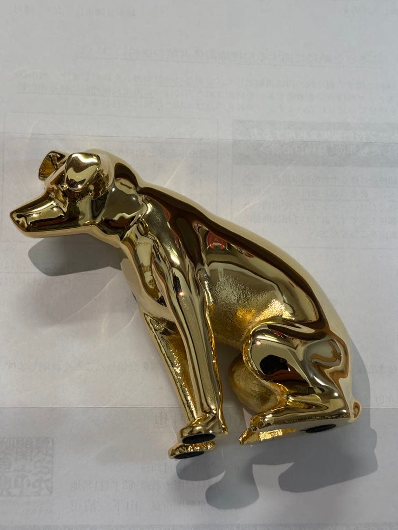 ビクター犬　ニッパー　11センチ　ゴールド 希少