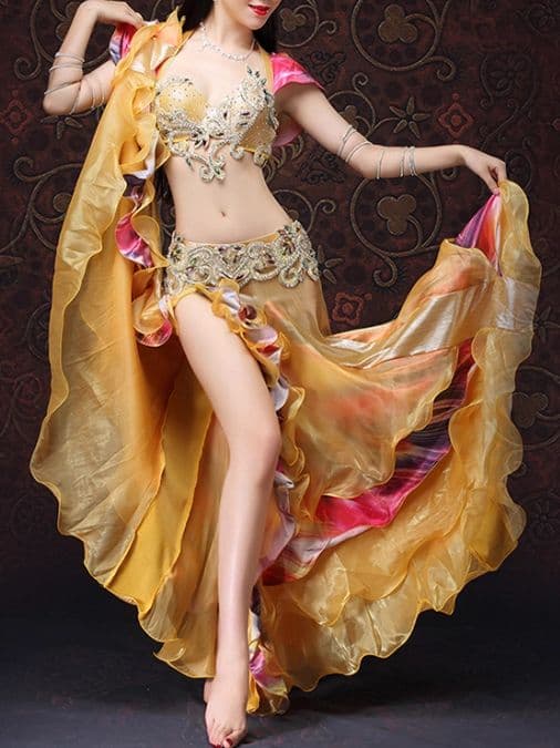 び〜　ブラ&ベルトのみ　ベリーダンス衣装 セットアップオーダーサイズ