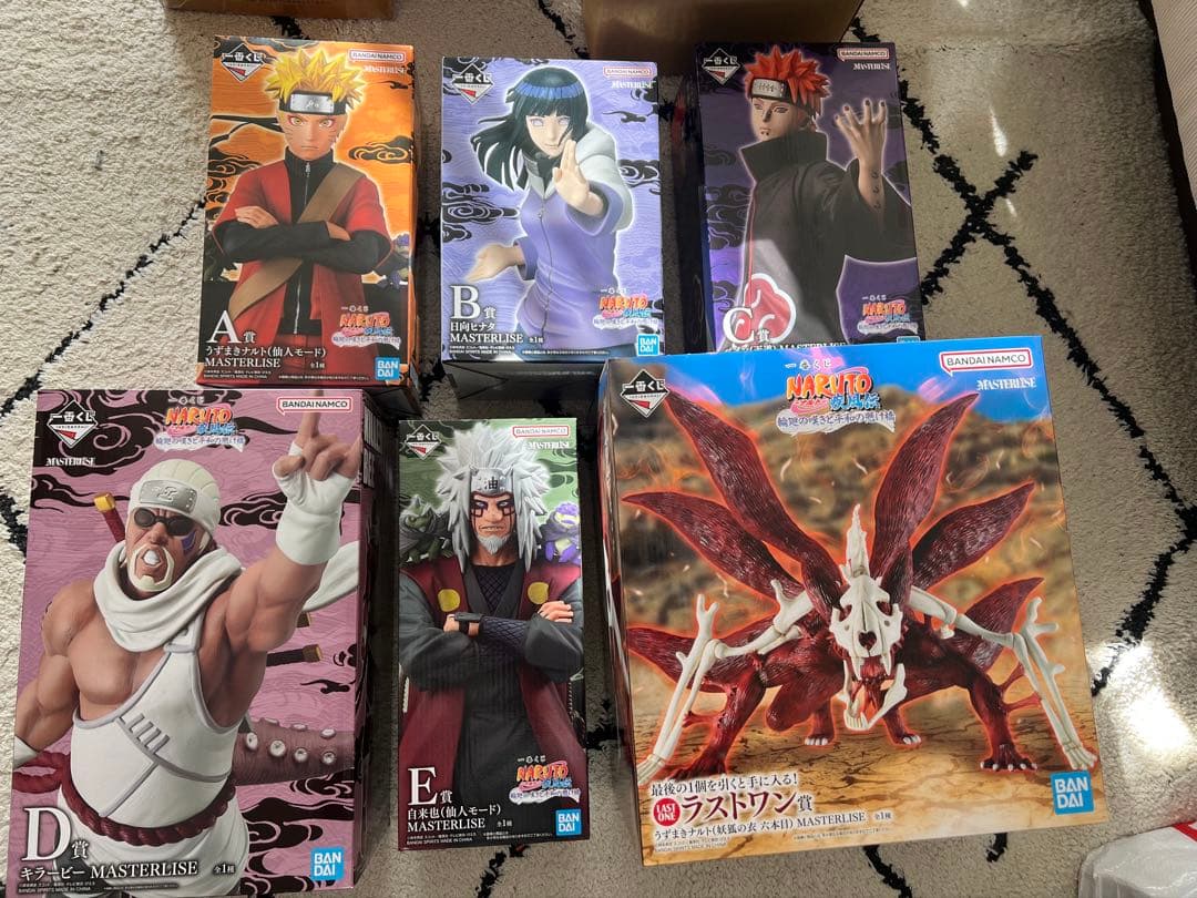 NARUTO-ナルト　一番くじ　フィギュア　コンプリートセット