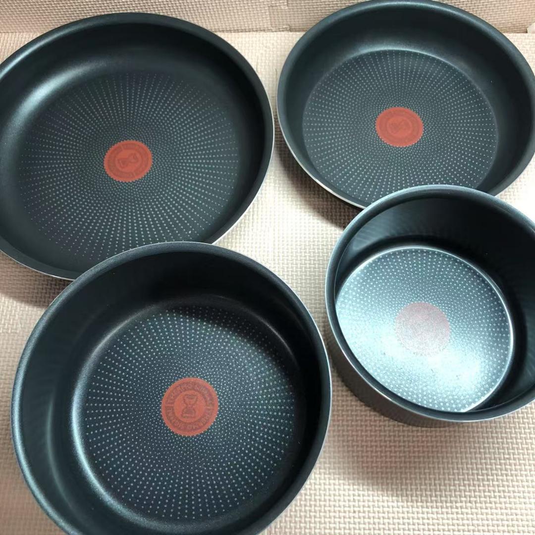 1067　ティファール 取っ手のとれる 鍋 フライパンセット 9点セット