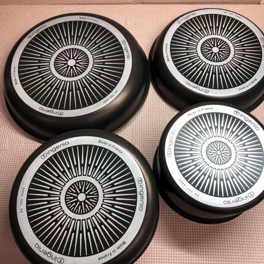 1067　ティファール 取っ手のとれる 鍋 フライパンセット 9点セット