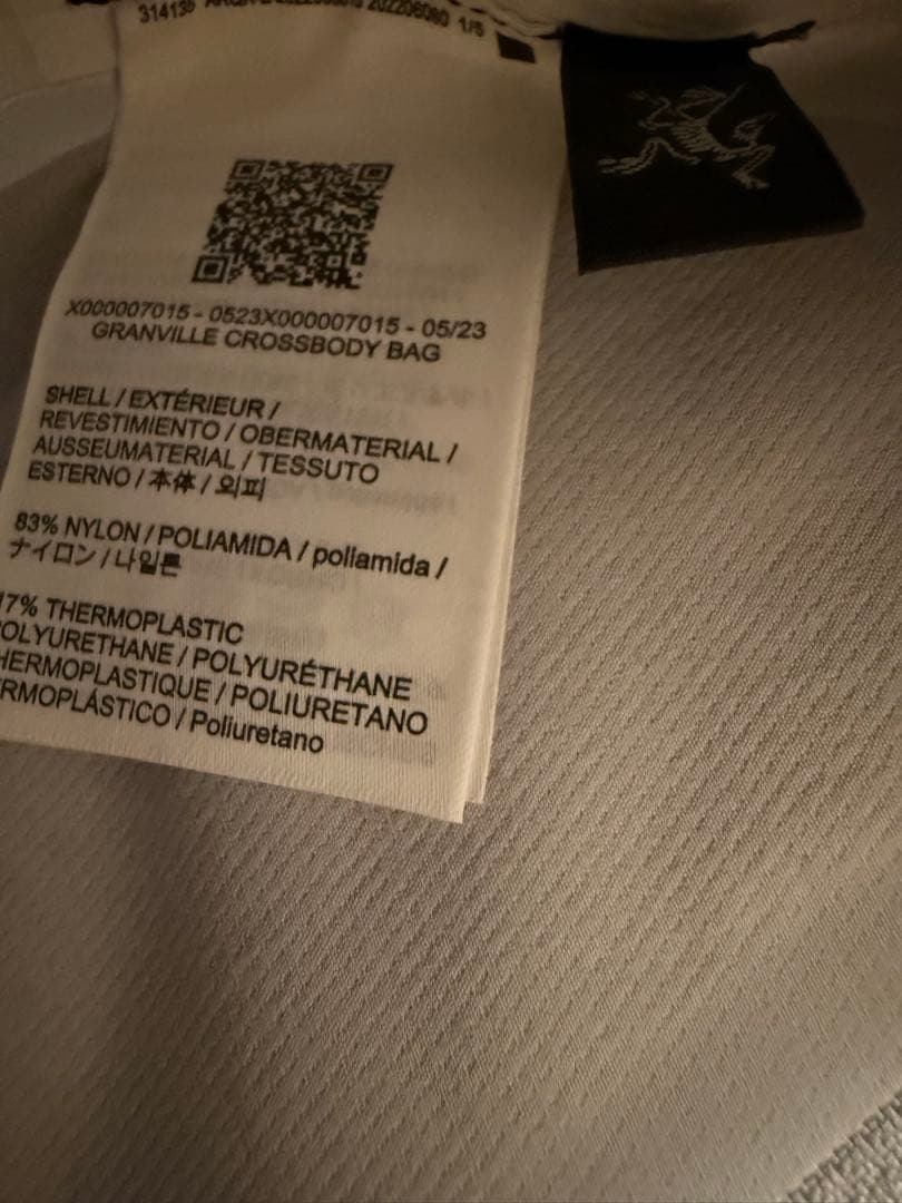 Arc'teryx グランヴィル クロスボディ バッグ ブラック