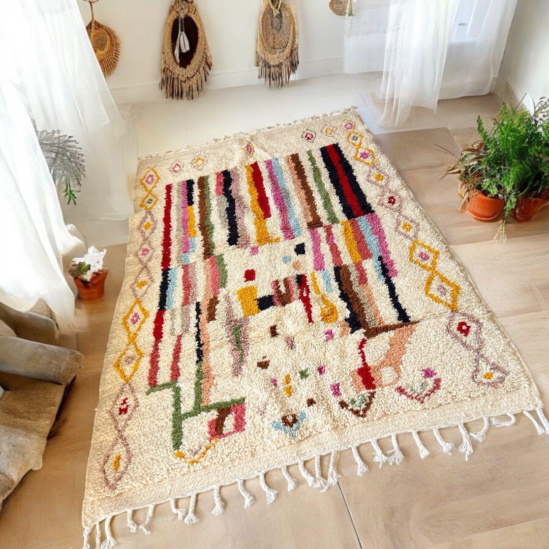 モロッコ　ベニワレン　ラグ