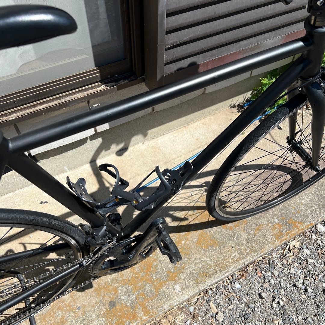 【引取限定】クロモリ ロードバイク SORA コンポ マットブラック 黒