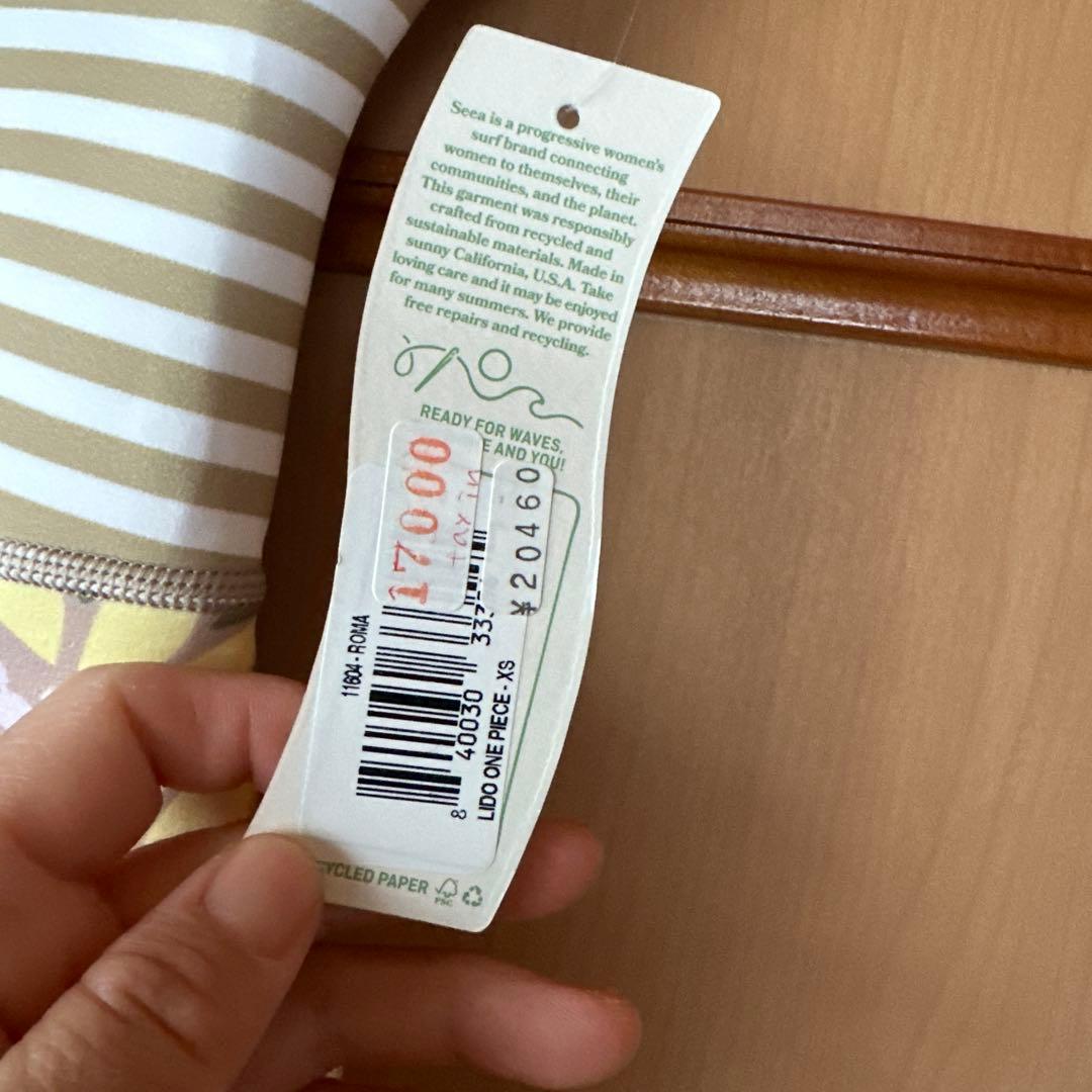seea 試着のみタグ付きワンピース水着