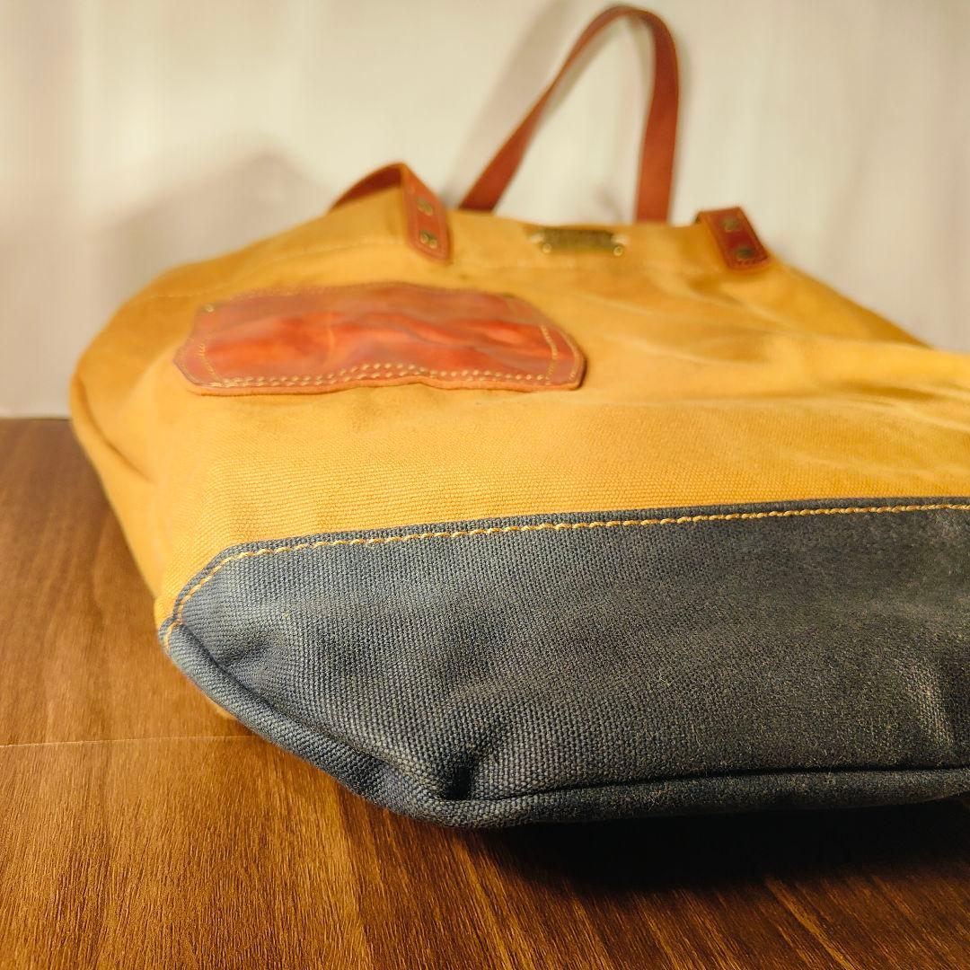 【極美品】Levi’s　キャンバス×本革トートバッグ｜2Horseプレート搭載