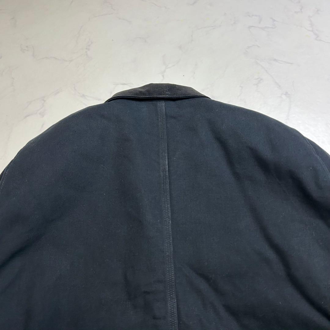 【美品】カーハート トラディショナルジャケット ショート丈 黒 XL ダック地