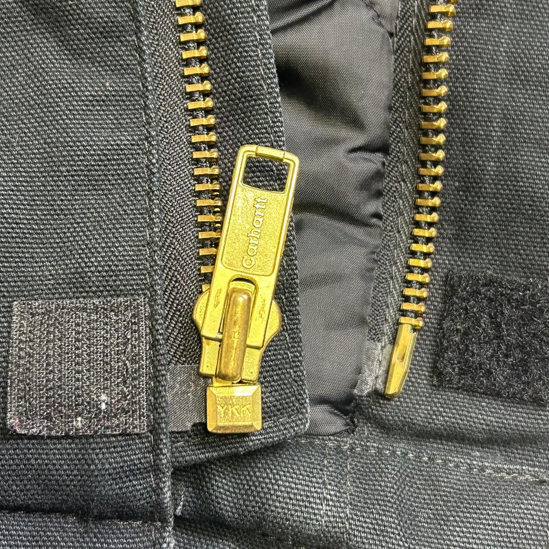 【美品】カーハート トラディショナルジャケット ショート丈 黒 XL ダック地