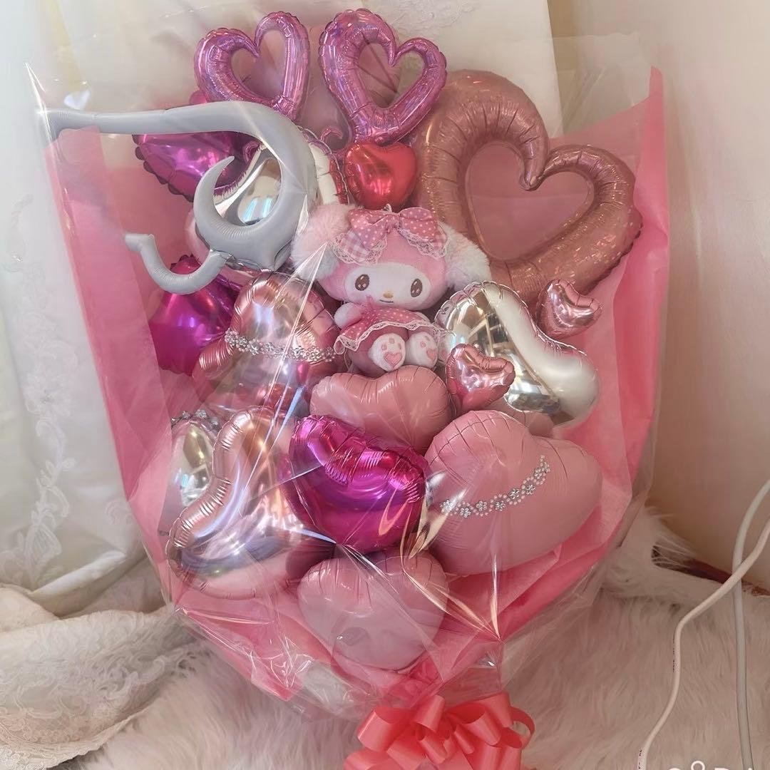 バルーンブーケ　マイメロ　卒業