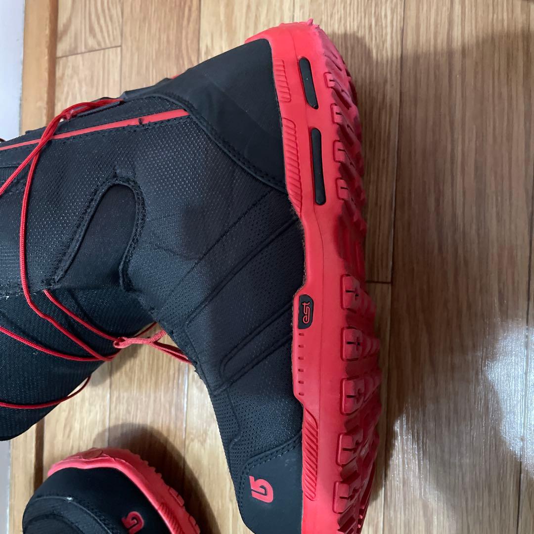 BURTONスノーボードブーツ imPRINT3. ブラック/レッド