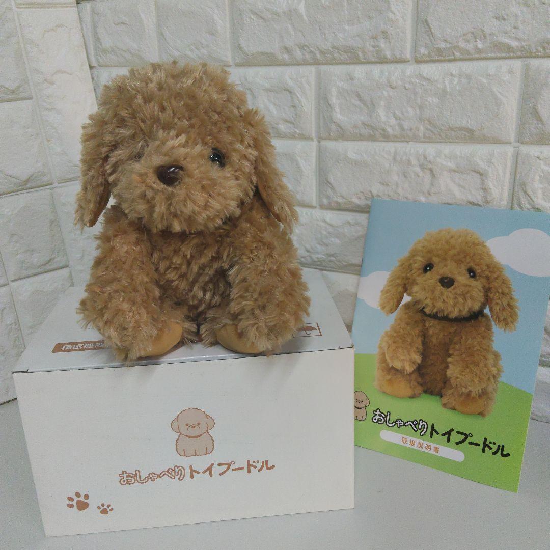 音声認識ぬいぐるみ おしゃべりトイプードル　ショップチャンネル