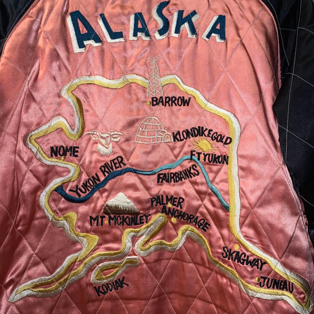 東洋エンタープライズ アラスカ 別珍スカジャン サイズL 美品
