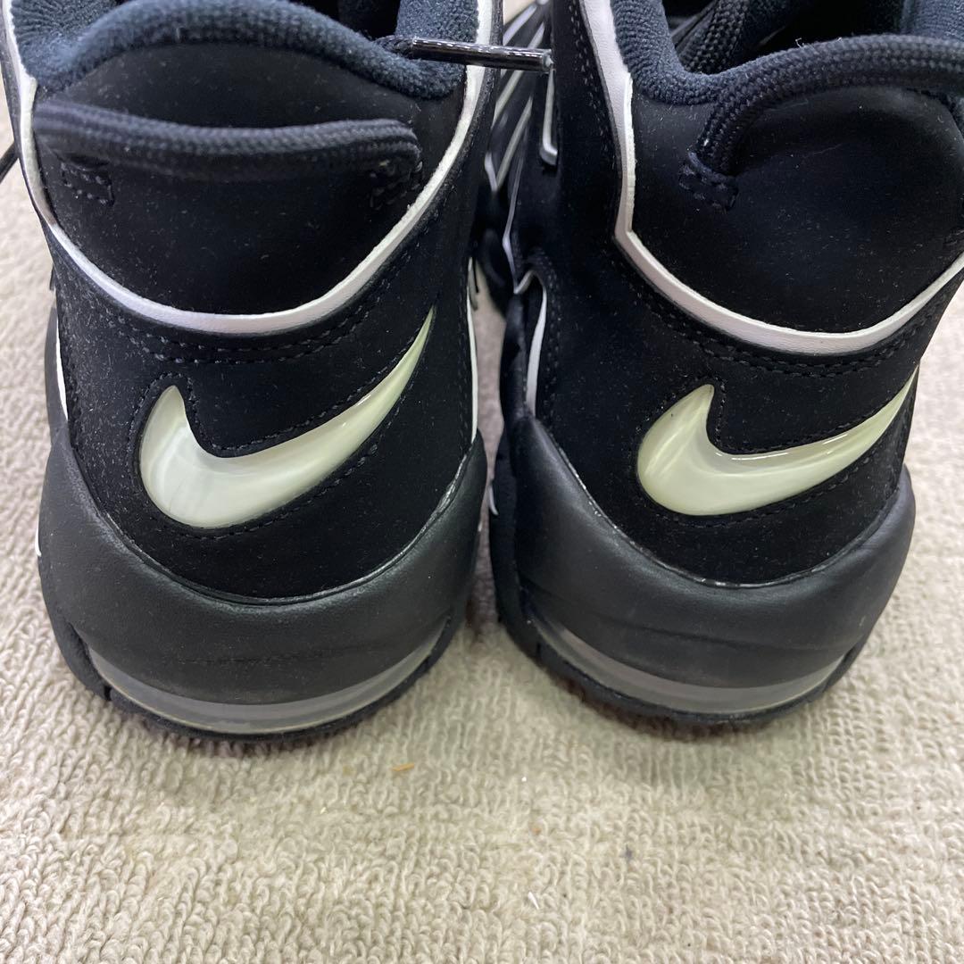 靴 Nike Air More Uptempo \"Black/White\"