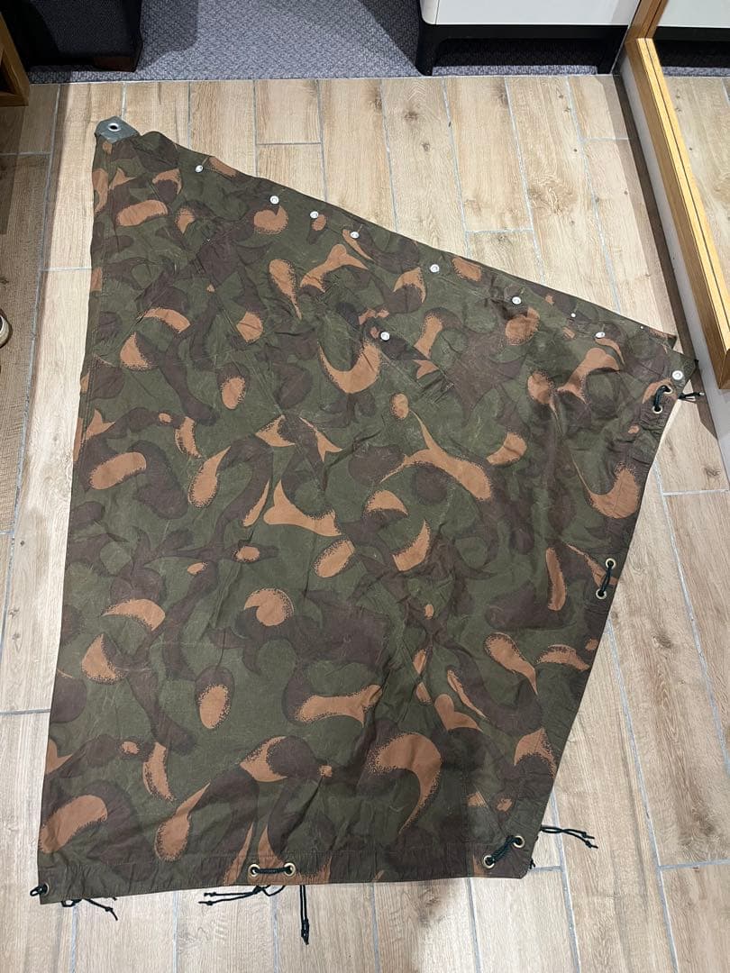 「肉」 ハンガリー軍　パリパリ 軍幕　ポンチョテント1 枚