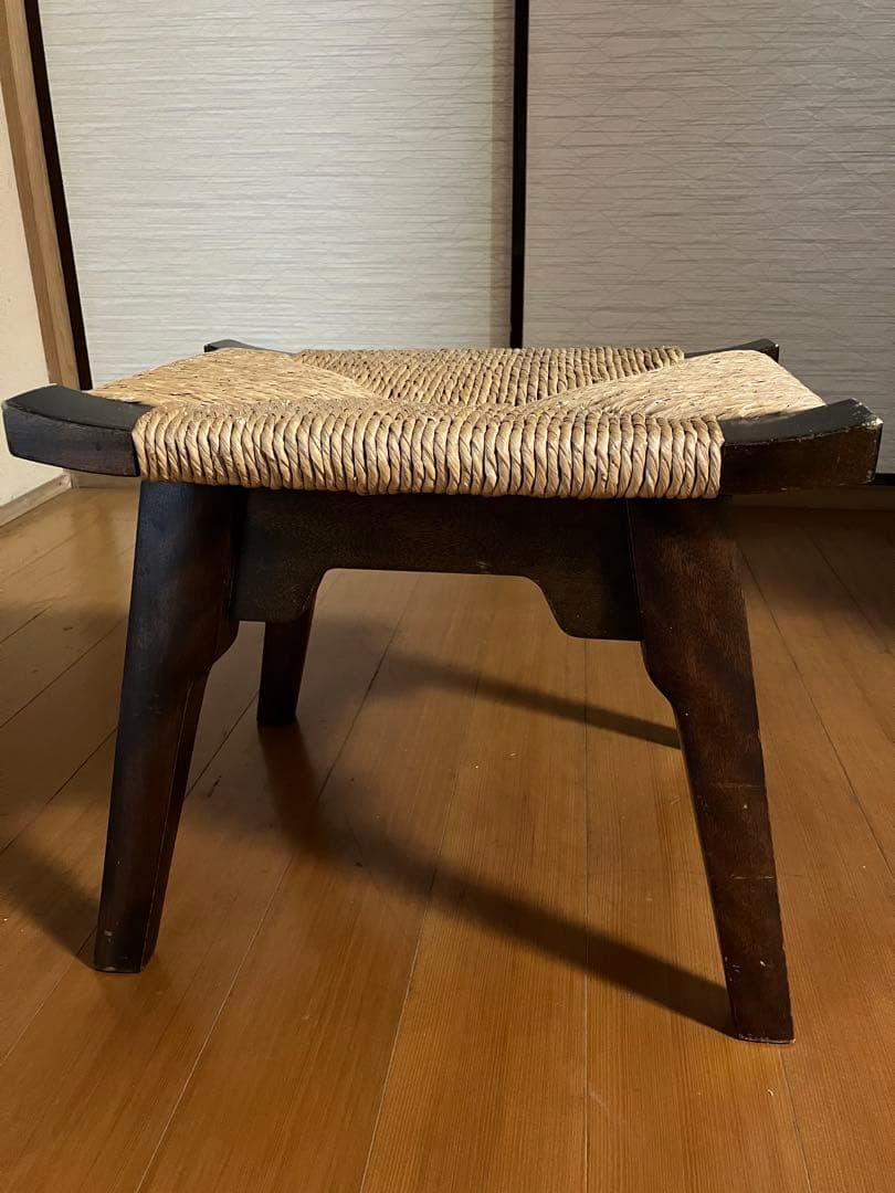 松本民芸家具　514型ラッシスツール