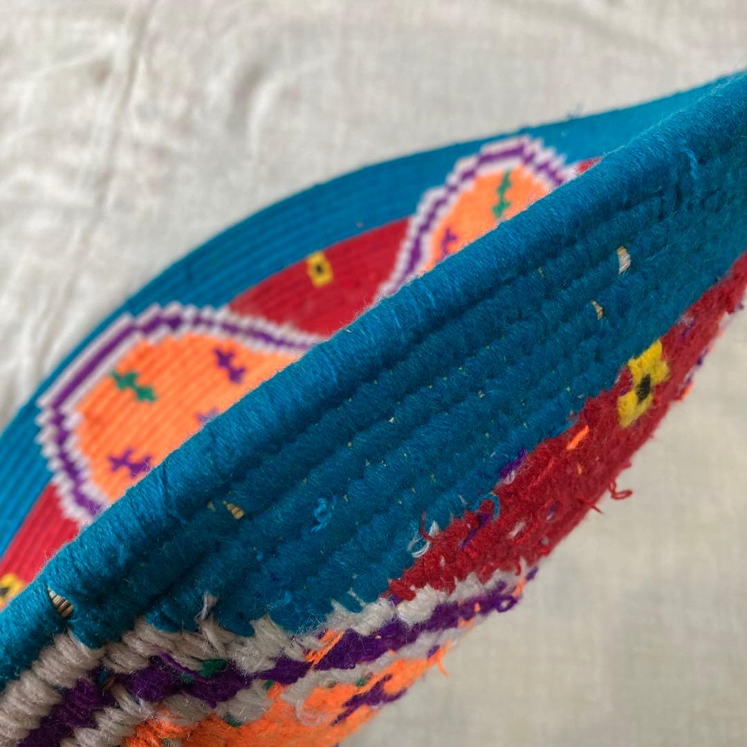 モロッコ　ベルベルバスケット　皿型