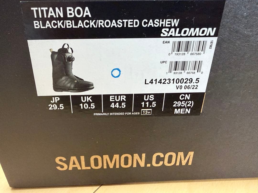 値下げ中！SALOMON TITAN BOA スノーボードブーツ 29.5