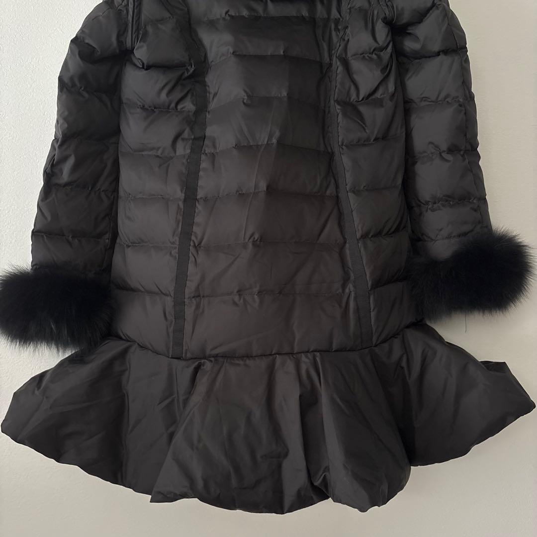 Chesty フォックスファー 4way ダウンコート ベスト可 黒 サイズ0