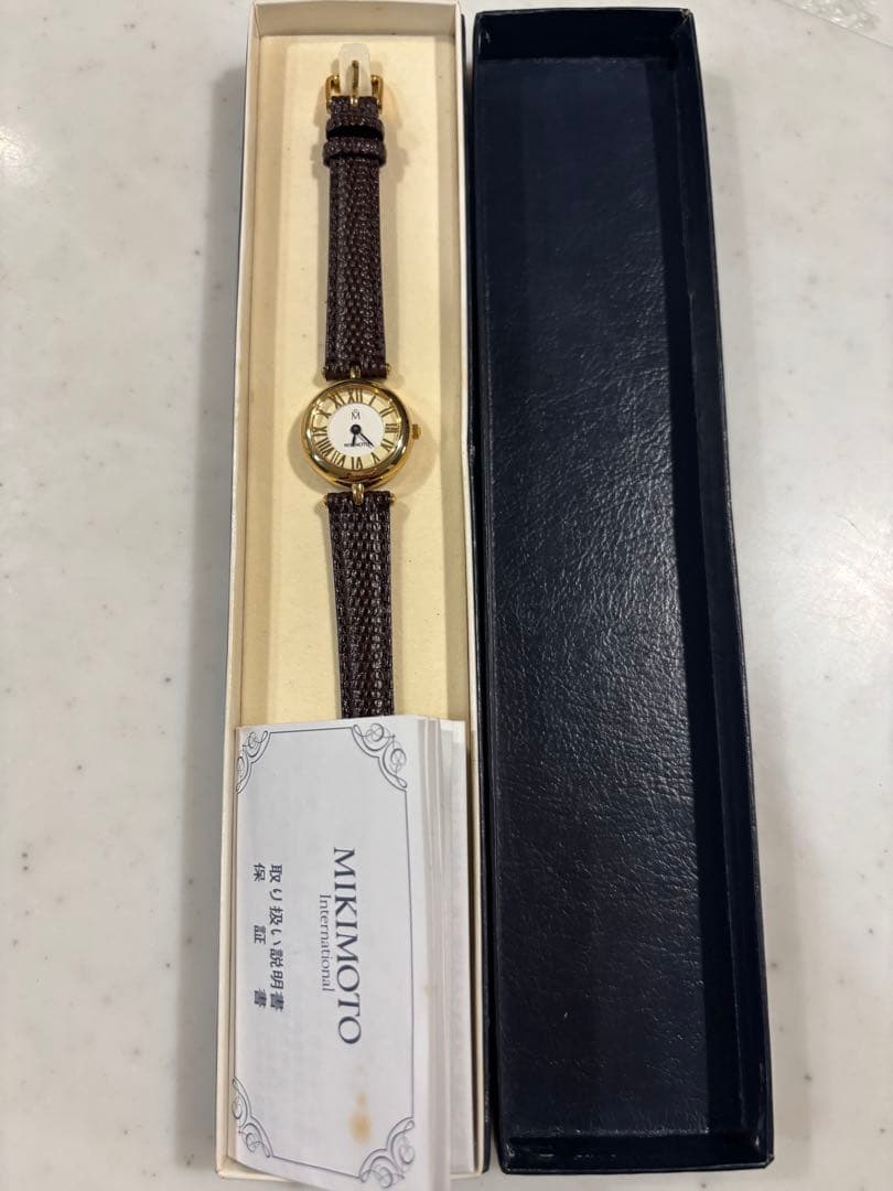 MIKIMOTO ミキモト　クォーツ　腕時計 レディース　稼働品　未使用品