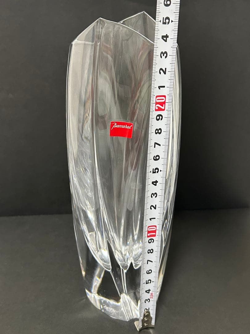 Baccarat クリスタル花瓶 箱付き