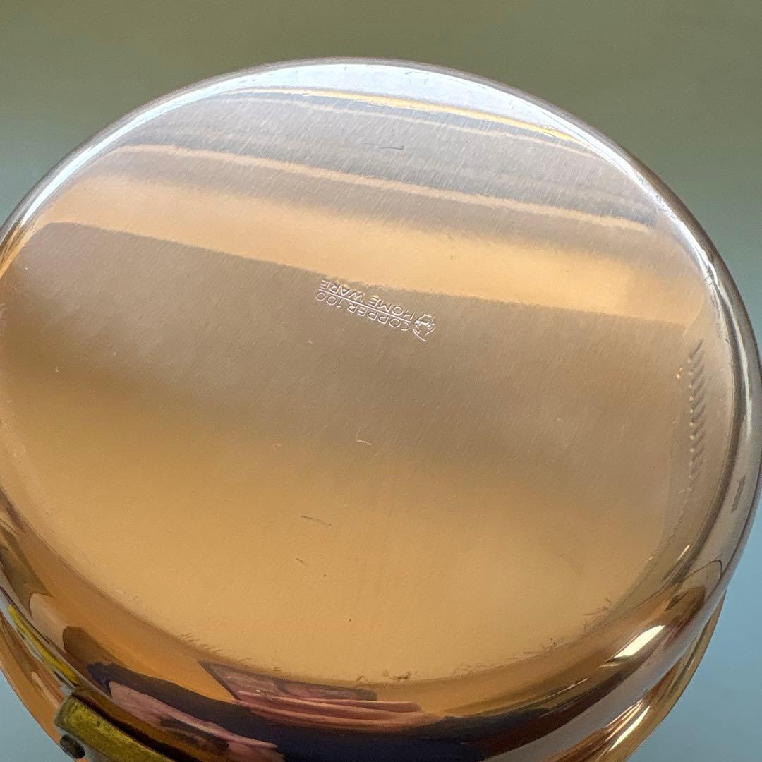 新光金属　フッ素加工　 銅製フライパン 新光堂 日本製 純銅 21㎝