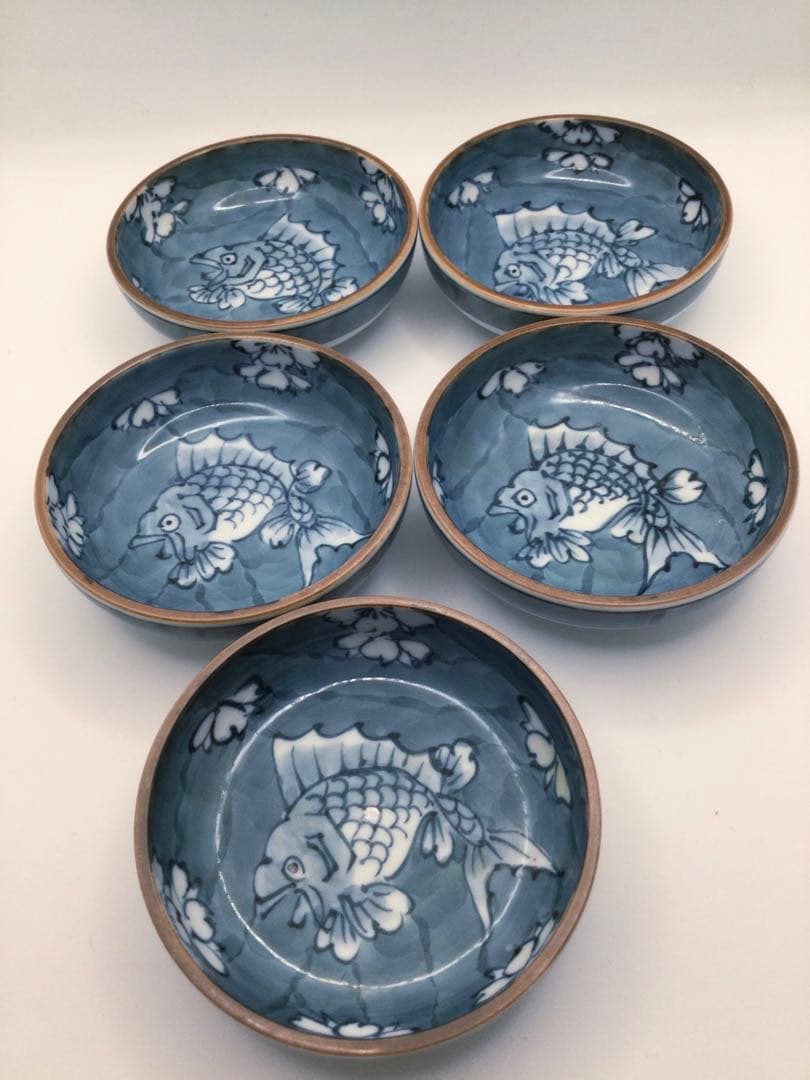 源右衛門染付鉢大小５セット１０個
