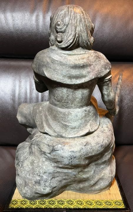 不動明王 坐像 青銅 江戸時代後期から幕末期明治