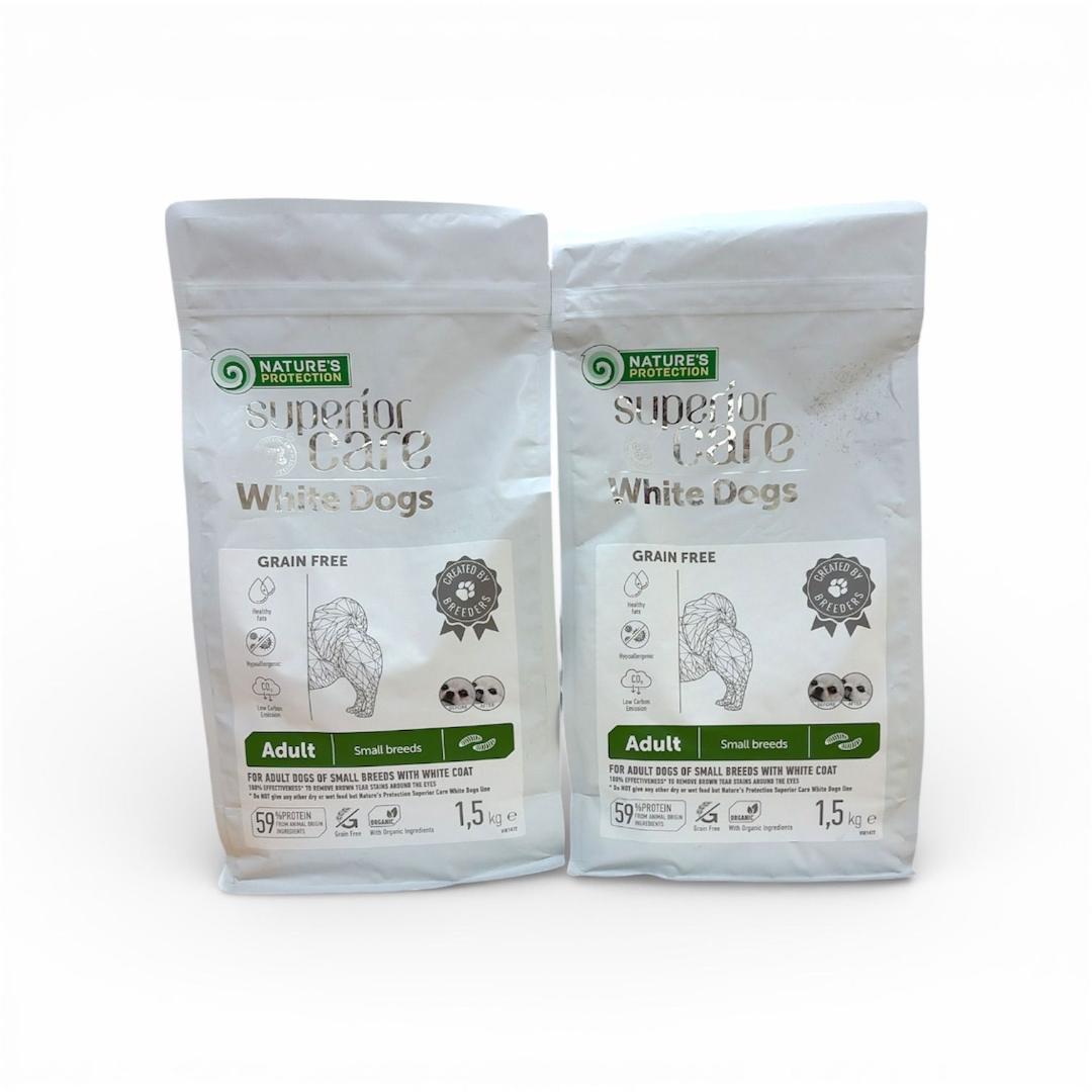 【2袋】ホワイトドッグ　グレインフリー　インセクト　アダルト1.5kg