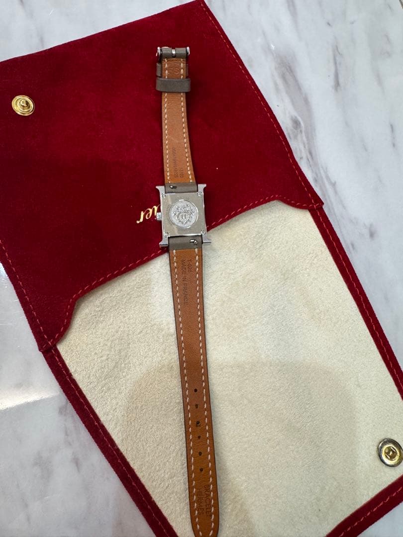 yu レディース　腕時計　エルメス　HERMES Hウォッチミニ　ダイヤ