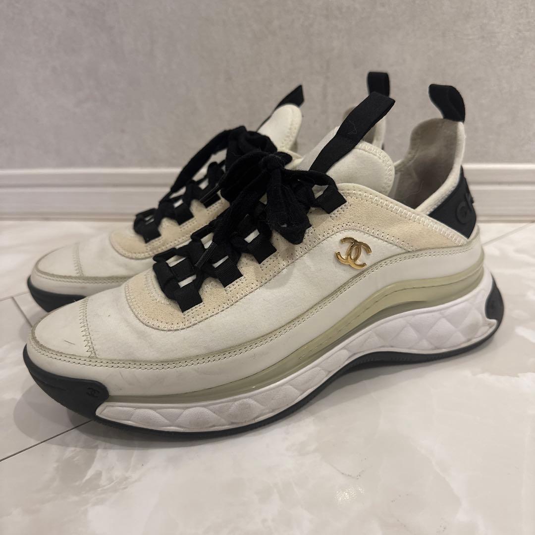 CHANEL シャネル　ココマーク スニーカー38