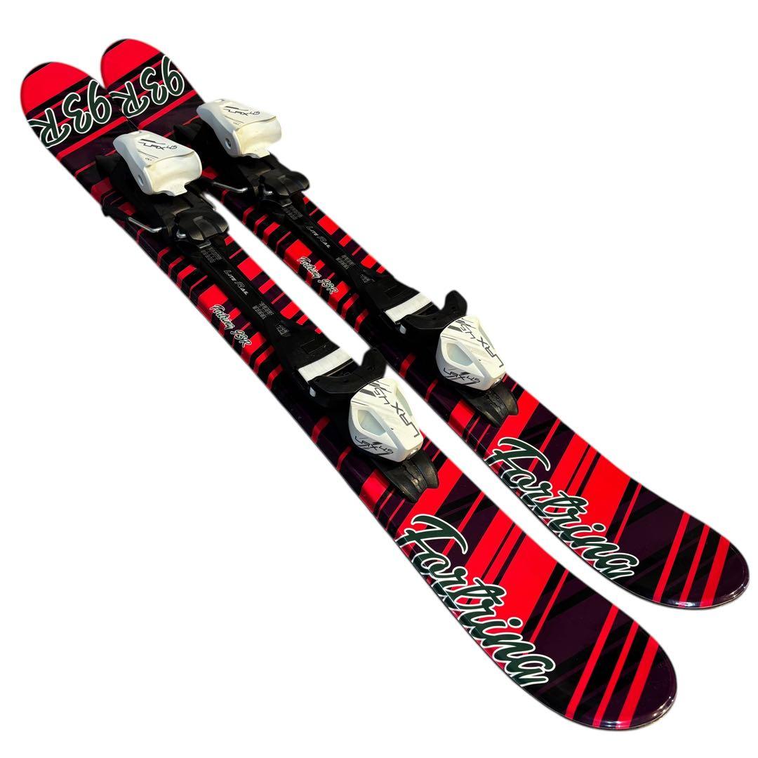 レディースショートスキーセット　ミッドスキー　解放ビン付　25-25.5cm
