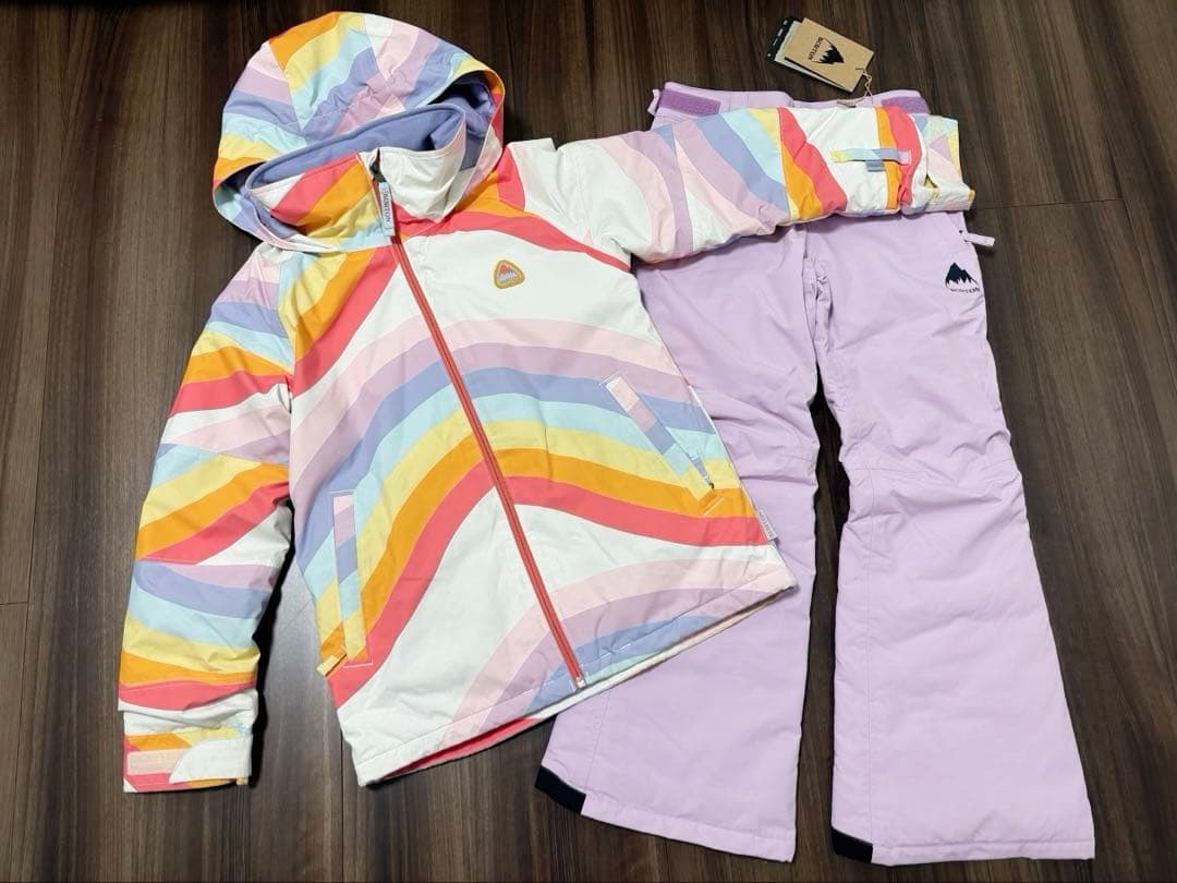 バートン　ガールズ用スノーボードウエア上下セット
