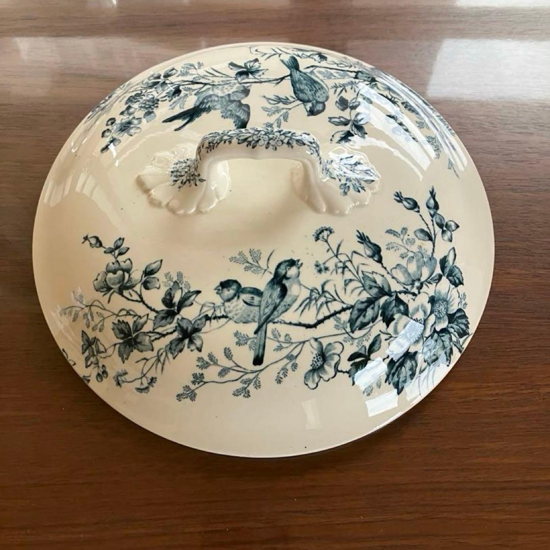 アンティーク　スーピエール　ロンウィ　ミニョン　Longwy mignon