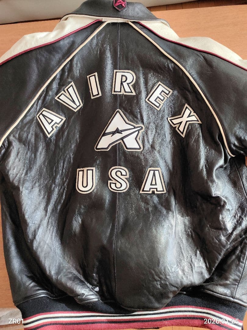AVIREX varcityレザージャケット◆XL◆アヴィレックス◆大きいサイズ