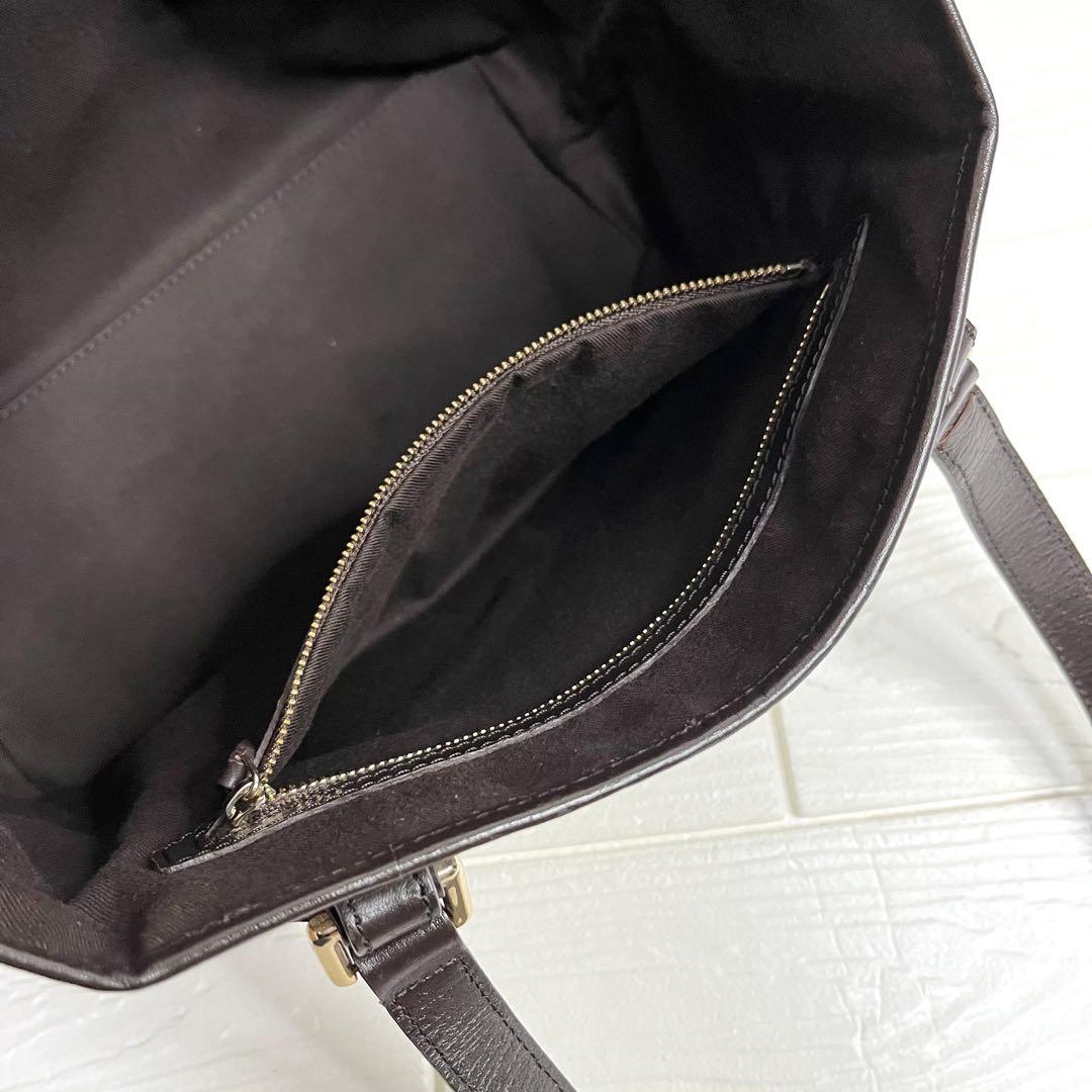 ✨美品✨☘️GUCCI☘️✨トートバッグ✨GG柄✨キャンバスレザー✨シェリー✨