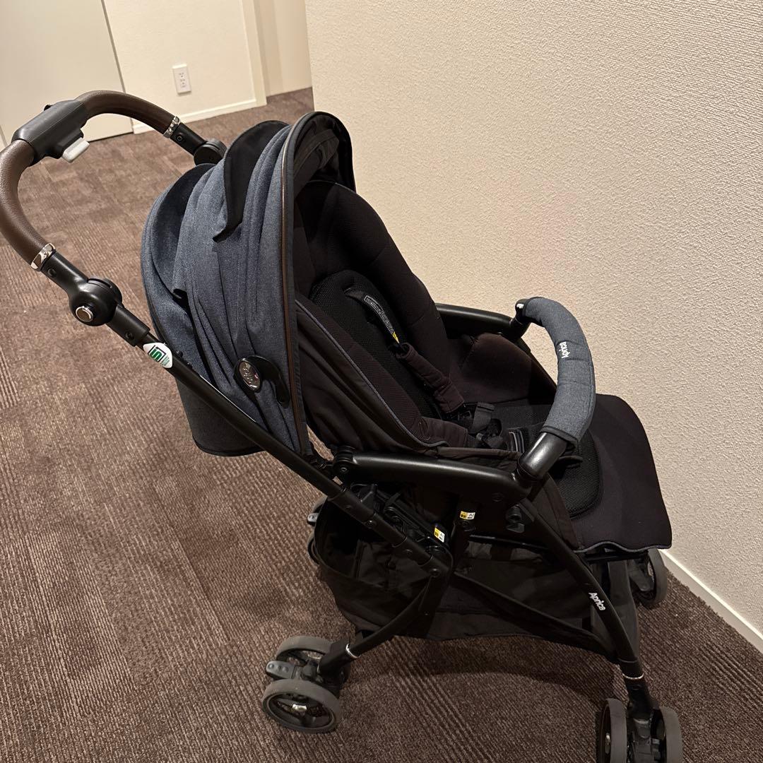 Aprica ベビーカー　ラクーナクッション　フリープラスAB ネイビー