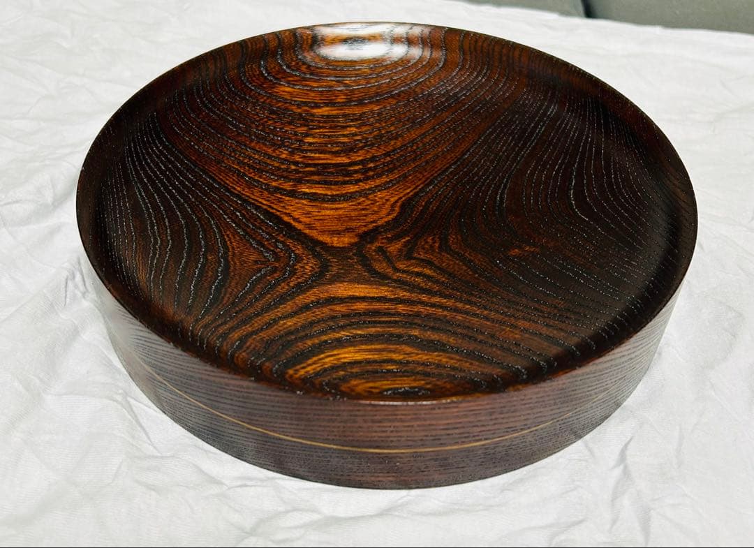 ア*テ様 皿　お菓子入れ　欅　漆　国産