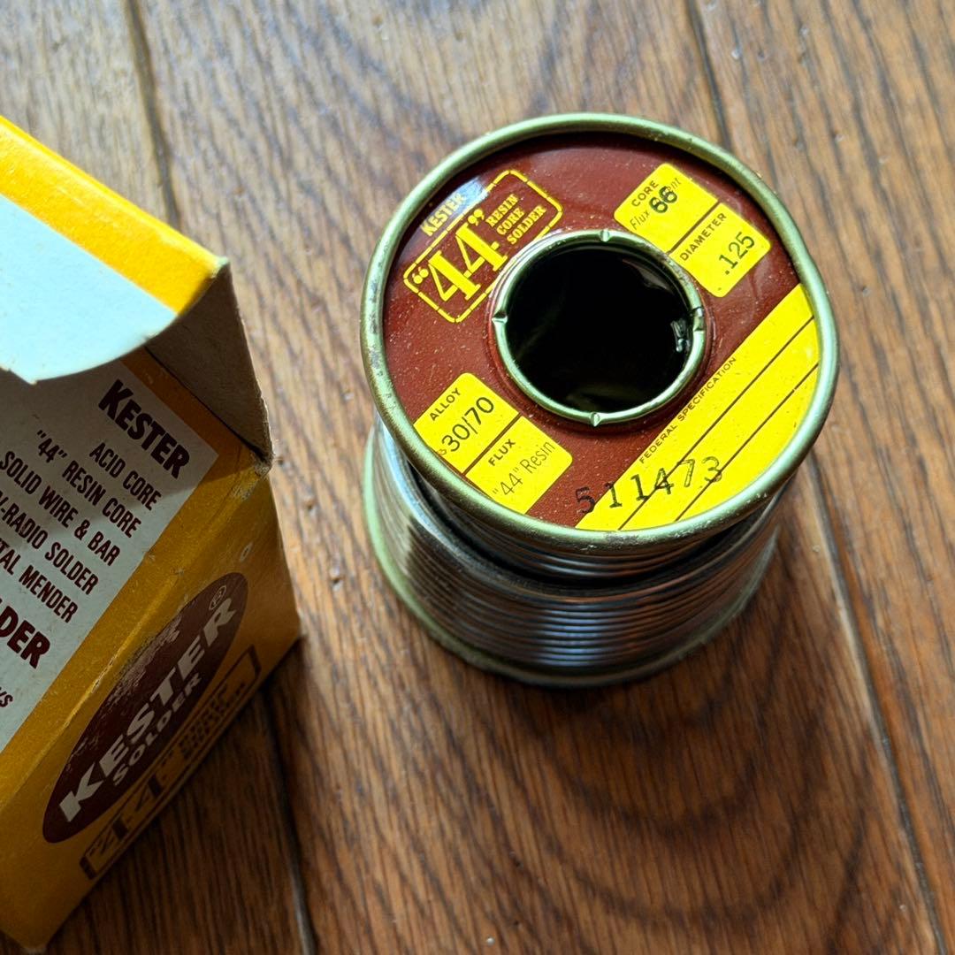 未使用デッドストック1960年代KESTER44メタル缶1巻