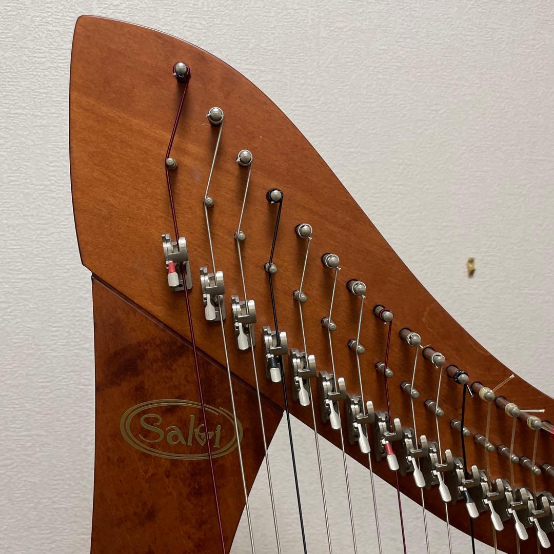 サキアイリッシュハープサルビ34弦 イタリア製