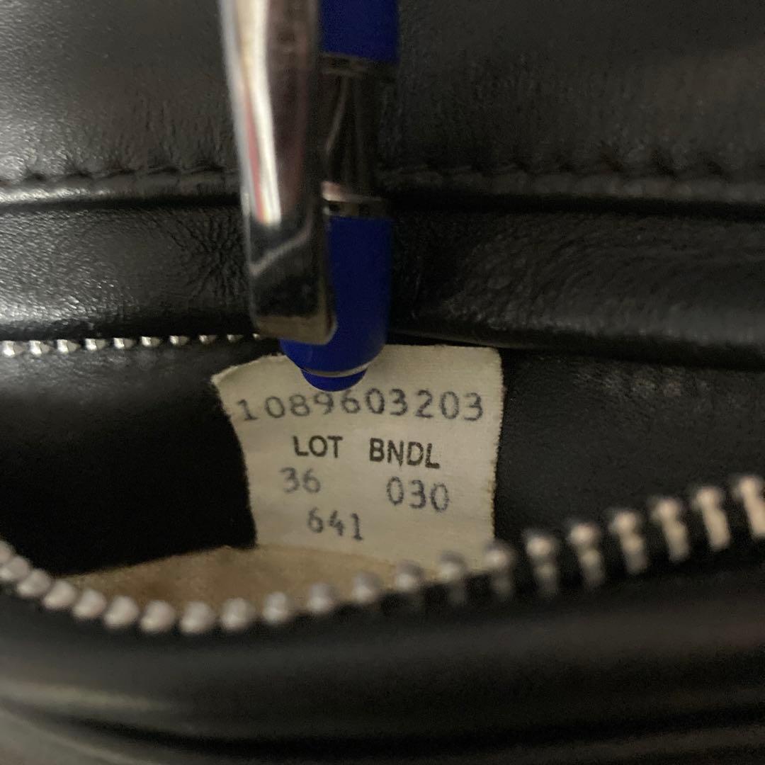 美品　革ジャン　ショット　schott シングル　ライダース　36